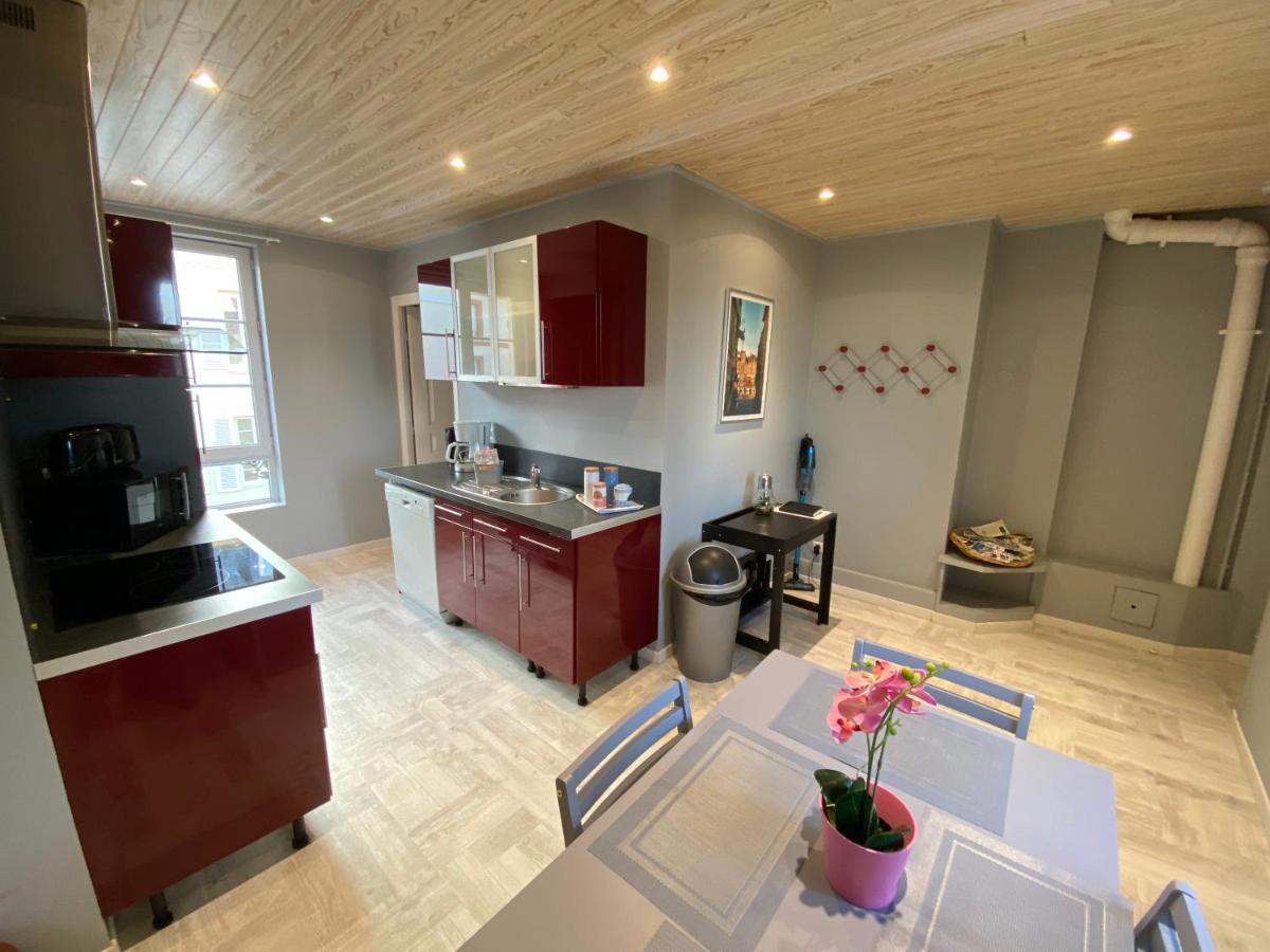 Sofa Lejlighed Honfleur Eksteriør billede